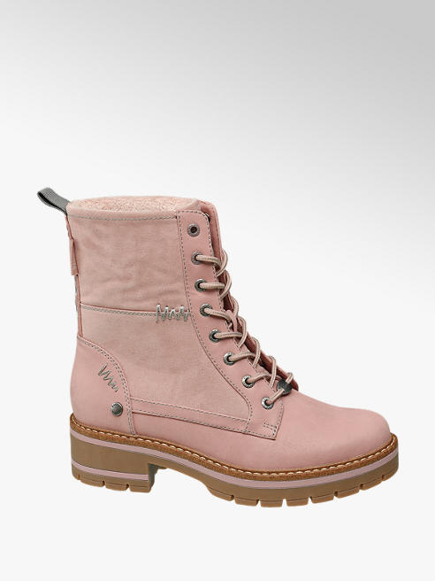 Damen TEX Schnürboot in pink von Bench günstig im Online Bench Damen Schnürschuh in silber von Bench günstig im